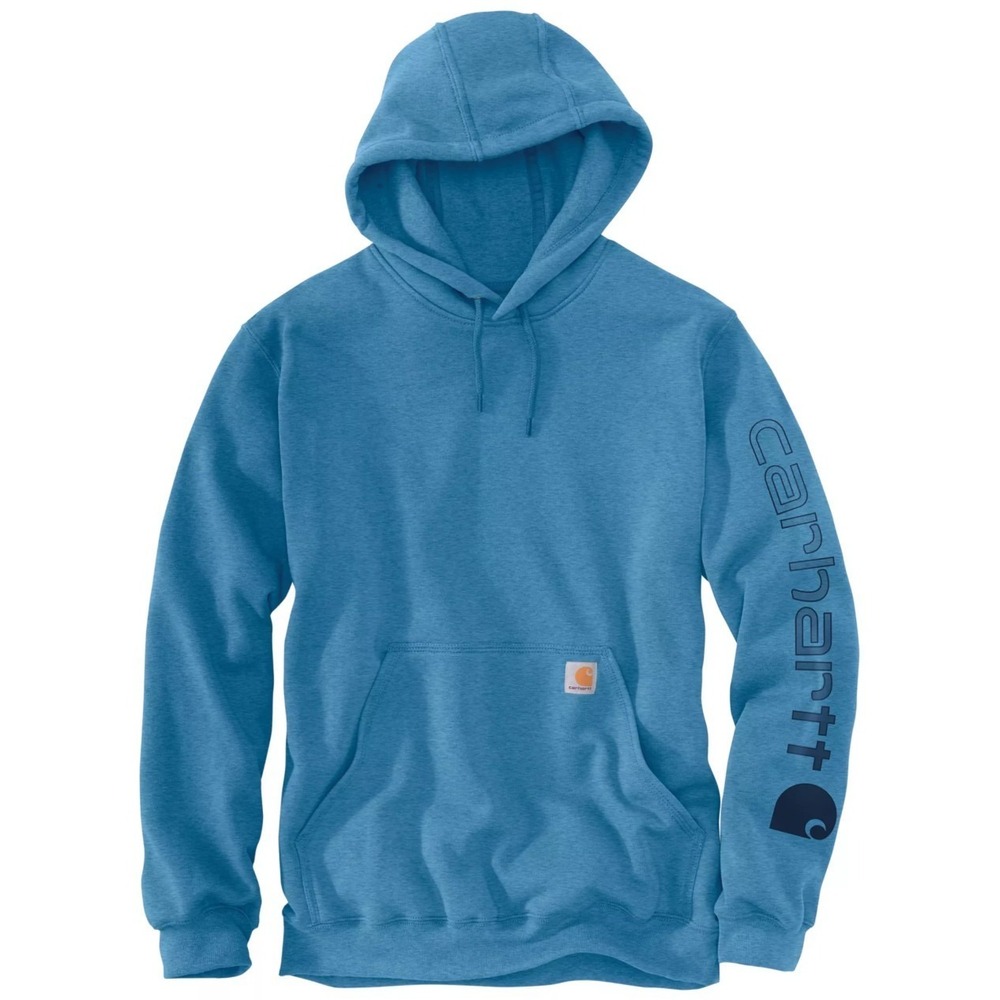 Carhartt Men's K288 Midweight Loose Fit Hoodie Sweatshirt Horizon Blue Small NEW